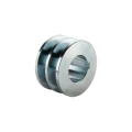 2 hornyú ékszíjtárcsa 2×13 mm-es ékszíjhoz Ø80 mm / furat Ø38 mm, reteszhorony 10 mm