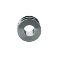 2 hornyú ékszíjtárcsa 2×13 mm-es ékszíjhoz Ø80 mm / furat Ø38 mm, reteszhorony 10 mm