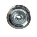 2 hornyú ékszíjtárcsa 2×11 mm-es ékszíjhoz Ø120 mm / furat Ø24 mm, reteszhorony 8 mm