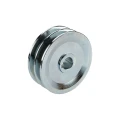 2 hornyú ékszíjtárcsa 2×13 mm-es ékszíjhoz Ø100 mm / furat Ø19 mm, reteszhorony 6 mm