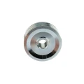 2 hornyú ékszíjtárcsa 2×13 mm-es ékszíjhoz Ø100 mm / furat Ø24 mm, reteszhorony 8 mm