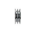 2 hornyú ékszíjtárcsa 2×13 mm-es ékszíjhoz Ø100 mm / furat Ø24 mm, reteszhorony 8 mm