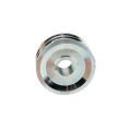 2 hornyú ékszíjtárcsa 2×13 mm-es ékszíjhoz Ø100 mm / furat Ø28 mm, reteszhorony 8 mm