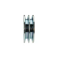 2 hornyú ékszíjtárcsa 2×13 mm-es ékszíjhoz Ø100 mm / furat Ø28 mm, reteszhorony 8 mm