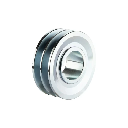 2 hornyú ékszíjtárcsa 2×13 mm-es ékszíjhoz Ø100 mm / furat Ø42 mm, reteszhorony 12 mm