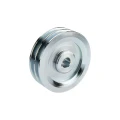 2 hornyú ékszíjtárcsa 2×13 mm-es ékszíjhoz Ø120 mm / furat Ø19 mm, reteszhorony 6 mm