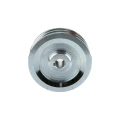2 hornyú ékszíjtárcsa 2×13 mm-es ékszíjhoz Ø120 mm / furat Ø19 mm, reteszhorony 6 mm