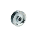 2 hornyú ékszíjtárcsa 2×13 mm-es ékszíjhoz Ø120 mm / furat Ø28 mm, reteszhorony 8 mm