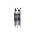 2 hornyú ékszíjtárcsa 2×13 mm-es ékszíjhoz Ø120 mm / furat Ø28 mm, reteszhorony 8 mm