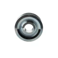 2 hornyú ékszíjtárcsa 2×13 mm-es ékszíjhoz Ø120 mm / furat Ø38 mm, reteszhorony 10 mm