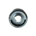 2 hornyú ékszíjtárcsa két darab 13 mm-es ékszíjhoz, Ø120 mm külső átmérővel, Ø42 mm-es tengelyfurattal és 12 mm-es reteszhoronnyal