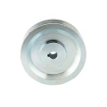 2 hornyú ékszíjtárcsa 2×13 mm-es ékszíjhoz Ø150 mm / furat Ø19 mm, reteszhorony 6 mm