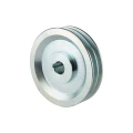 2 hornyú ékszíjtárcsa 2×13 mm-es ékszíjhoz Ø150 mm / furat Ø24 mm, reteszhorony 8 mm