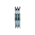 2 hornyú ékszíjtárcsa 2×13 mm-es ékszíjhoz Ø150 mm / furat Ø24 mm, reteszhorony 8 mm