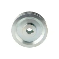 2 hornyú ékszíjtárcsa 2×13 mm-es ékszíjhoz Ø150 mm / furat Ø28 mm, reteszhorony 8 mm