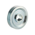 2 hornyú ékszíjtárcsa 2×13 mm-es ékszíjhoz Ø150 mm / furat Ø42 mm, reteszhorony 12 mm