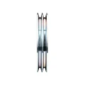 2 hornyú ékszíjtárcsa 2×13 mm-es ékszíjhoz Ø200 mm / furat Ø19 mm, reteszhorony 6 mm