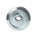 2 hornyú ékszíjtárcsa 2×13 mm-es ékszíjhoz Ø200 mm / furat Ø38 mm, reteszhorony 10 mm