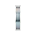 2 hornyú ékszíjtárcsa 2×13 mm-es ékszíjhoz Ø200 mm / furat Ø42 mm, reteszhorony 12 mm