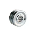 2 hornyú ékszíjtárcsa 2×17 mm-es ékszíjhoz Ø100 mm / furat Ø38 mm, reteszhorony 10 mm