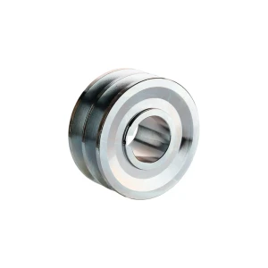 2 hornyú ékszíjtárcsa 2×17 mm-es ékszíjhoz Ø100 mm / furat Ø38 mm, reteszhorony 10 mm