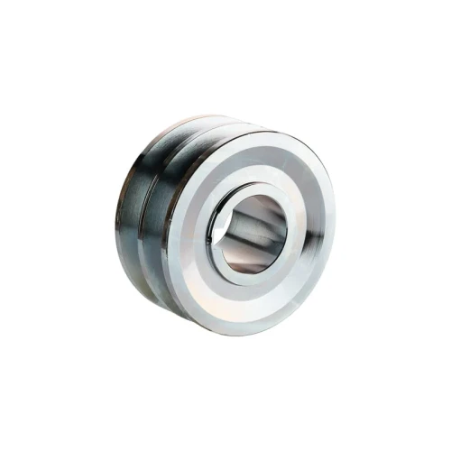 2 hornyú ékszíjtárcsa 2×17 mm-es ékszíjhoz Ø100 mm / furat Ø38 mm, reteszhorony 10 mm