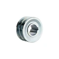2 hornyú ékszíjtárcsa 2×17 mm-es ékszíjhoz Ø100 mm / furat Ø42 mm, reteszhorony 12 mm