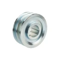 2 hornyú ékszíjtárcsa 2×17 mm-es ékszíjhoz Ø120 mm / furat Ø42 mm, reteszhorony 12 mm