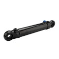 Kettős működésű hidraulikus munkahenger 50/25, hossz: 415mm lökethossz: 200mm. Rögzítőszem átmérője: 25mm