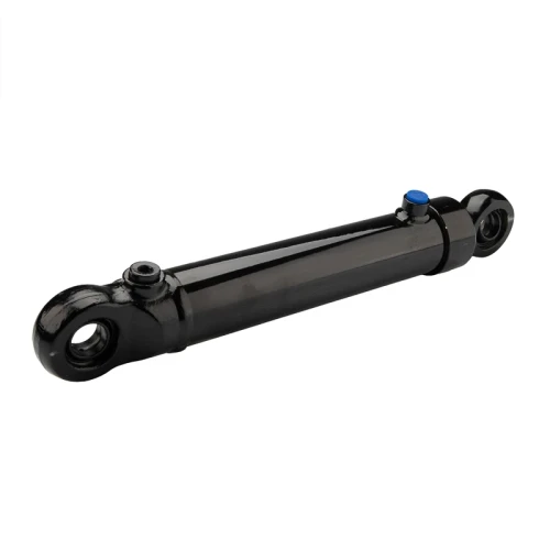Kettős működésű hidraulikus munkahenger 50/25, hossz: 415mm lökethossz: 200mm. Rögzítőszem átmérője: 25mm