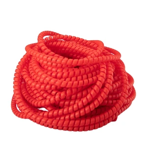 WN16 spirálvédő hidraulikatömlőkhöz, 13–18 mm, HDPE, piros – 10 m