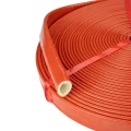 Hővédő hüvely hidraulikatömlőkhöz és vezetékekhez, 22 mm, szilikonbevonatú üvegszál – 1 m