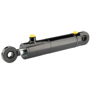 Kettős működésű hidraulikus munkahenger CJ2F-63/32/200, 25 mm-es csuklós szemekkel