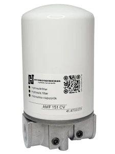 Visszatérő ági hidraulika szűrő 75 l/perc. Típus: AMF 151 CV 1BB406 HT24