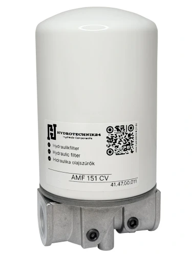 Visszatérő ági hidraulika szűrő 75 l/perc. Típus: AMF 151 CV 1BB406 HT24