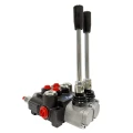 40 l/perc 2 szekciós hidraulikus vezértömb, 1× egyszeres működésű + 1× kettős működésű – HT24