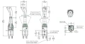 Mechanikus joystick 1 nyomógombbal, 2 Bowden-kábelhez, Nimco golyós rendszer 6019 – Indemar