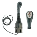 Mechanikus joystick 2 nyomógombbal, 2 Bowden-kábelhez, 14 mm-es gömbfejes csatlakozással – Indemar 6022