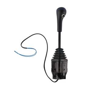 Heavy Duty mechanikus joystick 1 nyomógombbal, 2 Bowden-kábelhez, villás csatlakozással – Indemar 3356