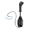 Heavy Duty mechanikus joystick 2 nyomógombbal, 2 Bowden-kábelhez, villás csatlakozással – Indemar 3369