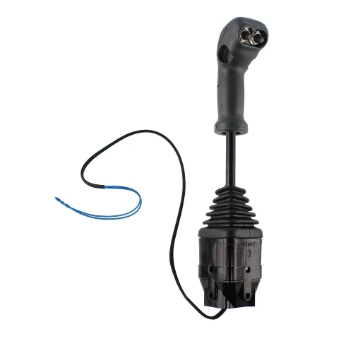Heavy Duty mechanikus joystick 2 nyomógombbal, 2 Bowden-kábelhez, villás csatlakozással – Indemar 3369