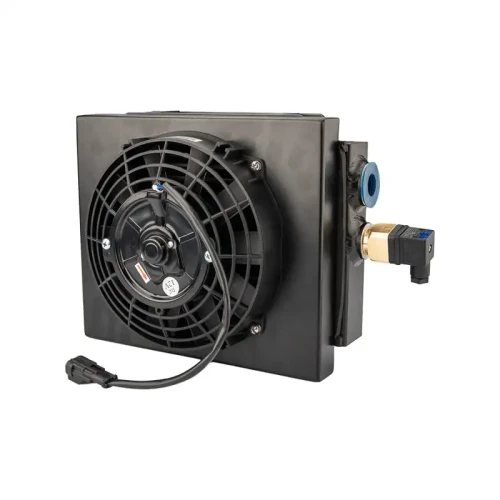 Hidraulikaolaj-hűtő ST60 230V ventilátorral és termosztáttal – 130 l/perc