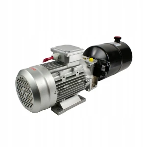 Egyszeres működésű hidraulikus tápegység 380/400V 2,2 kW, 2,0 cm³/ford. szivattyú, 200 bar – 4–14 l tartállyal