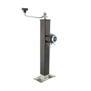 Támasztóláb pótkocsihoz és félpótkocsihoz, vízszintes kurblival – 2000 kg, 500–880 mm