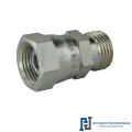 Egyenes hidraulikus csatlakozó belső/külső menet 3/8" - M16x1,5