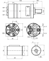 MM Hidraulikus motor, folyadékszállítás: 12,5cm3/ford. fordulatszám: 1550ford./perc tengely: 16mm