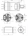 MM Hidraulikus motor, folyadékszállítás: 40cm3/ford. fordulatszám: 500ford./perc tengely: 16mm