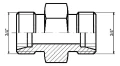 Egyenes hidraulika csatlakozó 3/4" - 3/4"