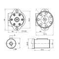 14 kW-os 300 ford./perces BMRY 200 hidraulikus motor 450 Nm-ig megnövelt tengelynyomatékkal