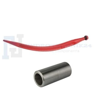 Homlokrakodó tüske, ívelt. Hossz 680 mm-es 680 mm-es. Hegesztőhüvely a készletben